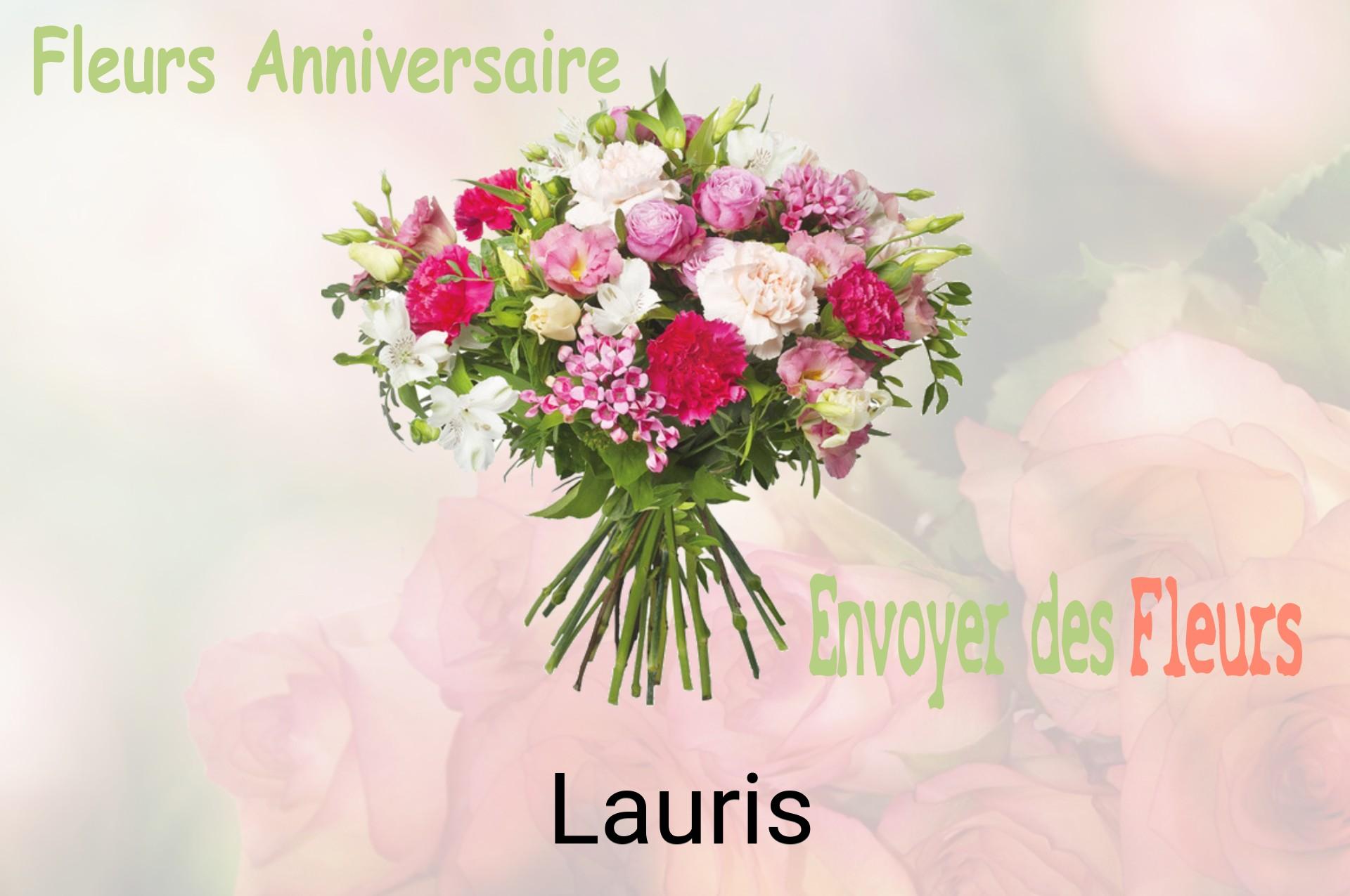 Bouquet de fleurs d’anniversaire livré à Lauris